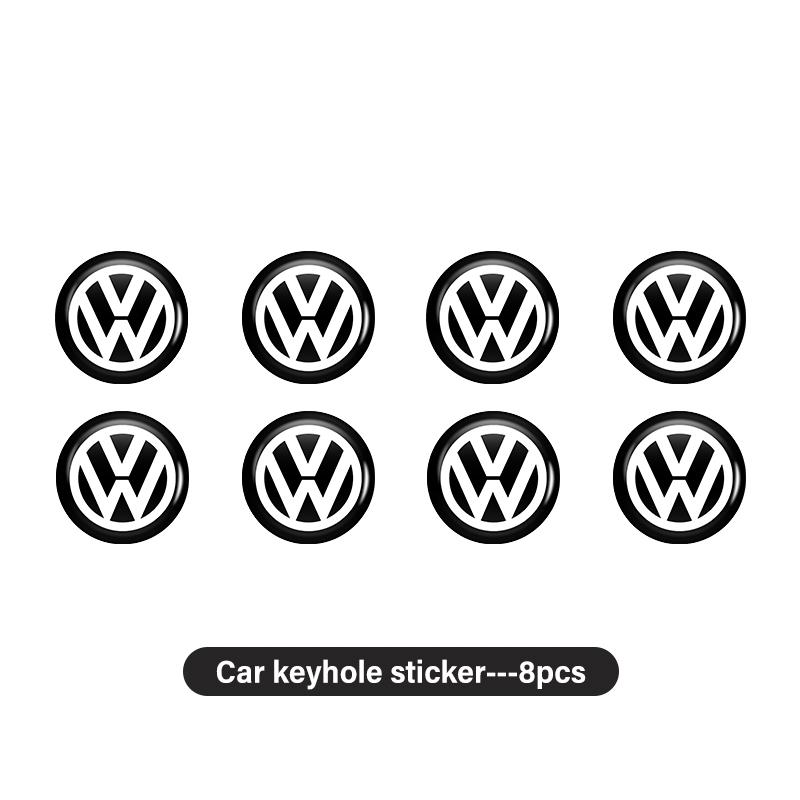 14mm Car Emblem Key Sticker Remote Control Key Logo Decal For Volkswagen VW Passat Golf 4 5 6 Tiguan Polo Scirocco Jetta CC Ze8