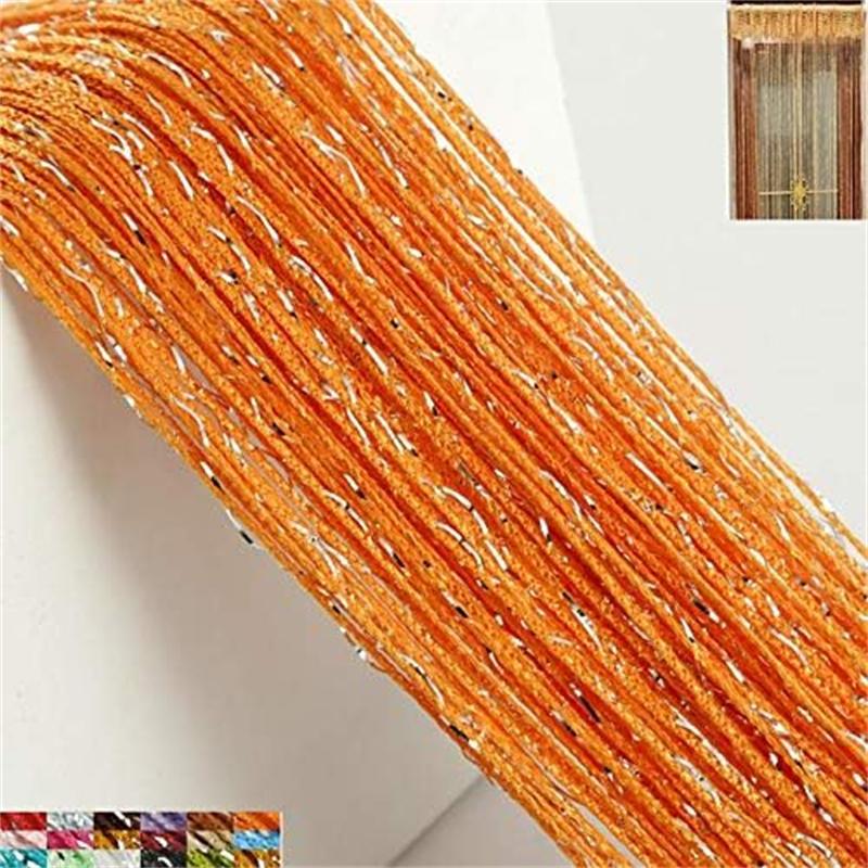 Door String Curtain Doorway Beads Curtains,Hanging Room Divider Beaded Decor Fringe Panel Closet Window Doors Sequin Sheer Tassel