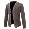 Autumn Men'S Single-Breasted Cardigan Sweater Trendy Casual Loose Solid Color Knitted Sweater Top