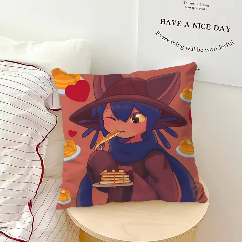 Game One S-Shot N-Nikos Anime Pillow Case Good Print Pillowcase Living Room Sofa Cushion Cover Bedroom Room Decor