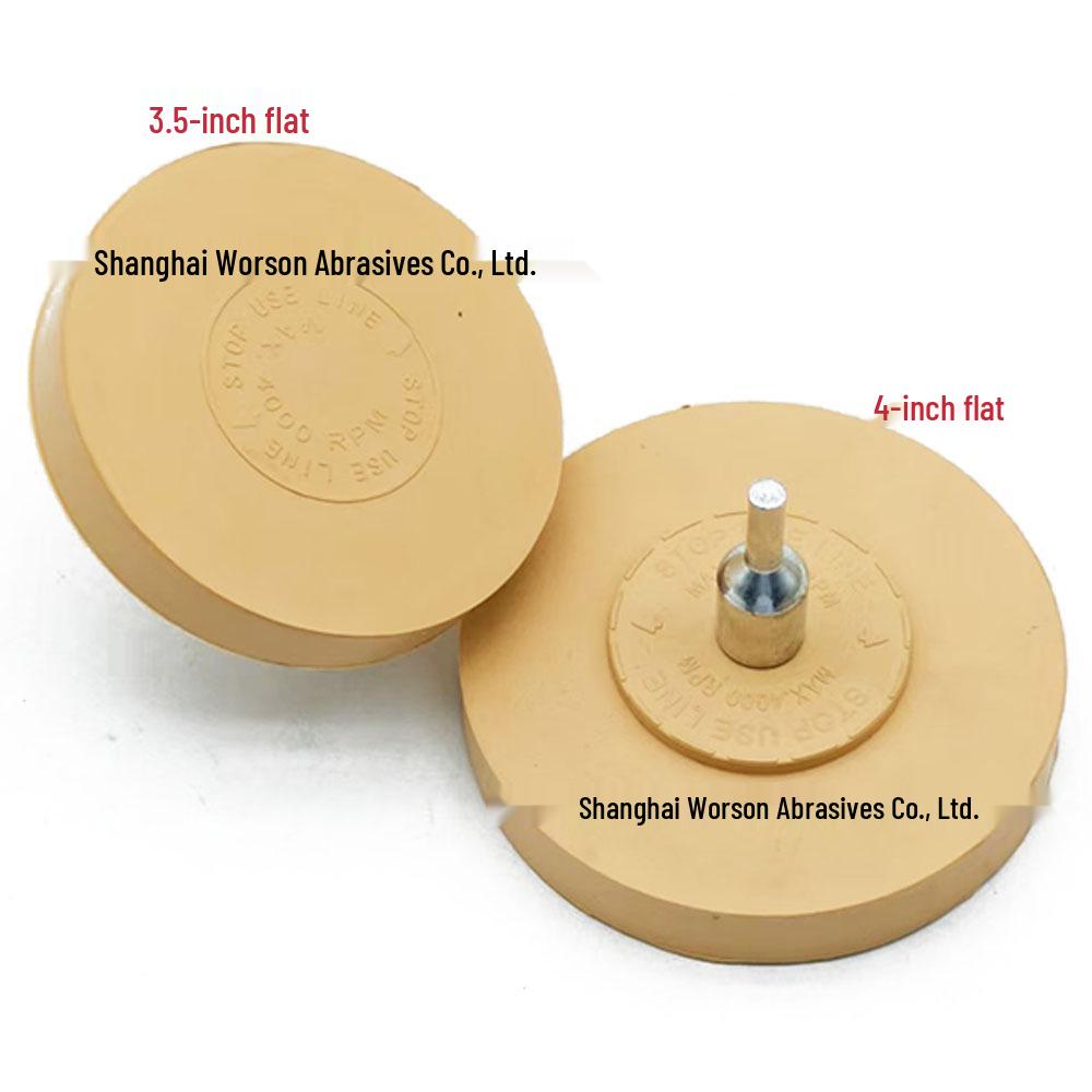 Pneumatic Deburring & Adhesive Removal Wheel, 3.5/4 Inch - Car Paint & Adhesive Remover.