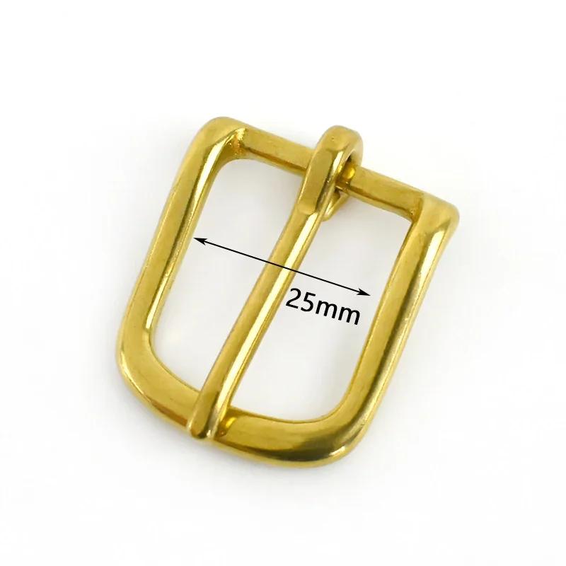 Meetee 2/5 Pezzi 13-38mm Fibbie per Cintura in Ottone Massiccio Spilla Regolabile per Collare per Animali Fibbia di Ricambio per Cinturino di Borsa Accessori Hardware