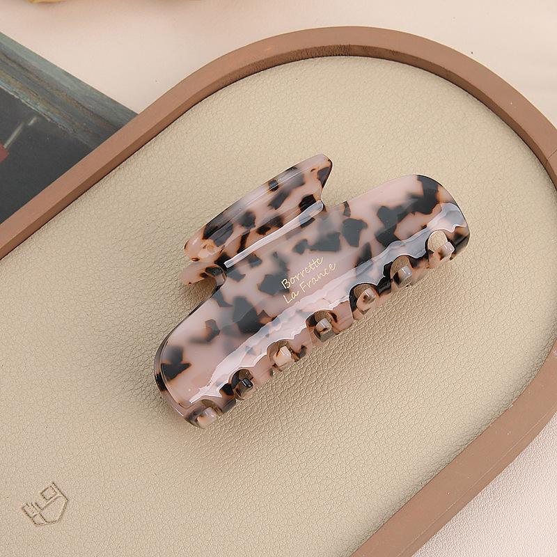 Han Board Acetic Acid Hairpin, Women'S High-End Sense, Spring Temperament, Disc Hair, Catch Clip, Shark Clip Hair Accessories