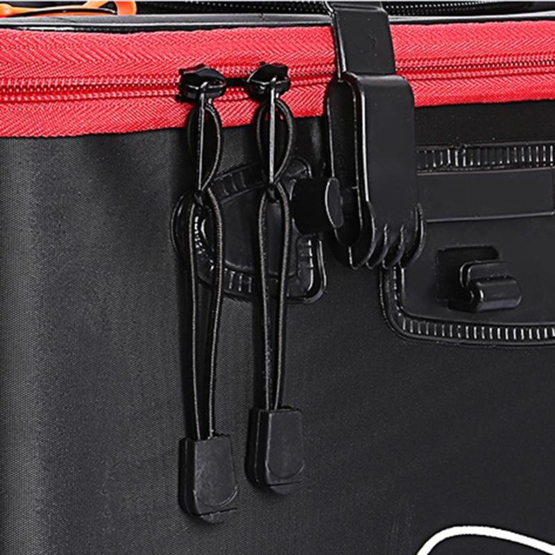 Living Fish Bucket Folding Fishing Bucket Multi-function Live Fish Baits Bucket Live Fish Container for Hiking Camping