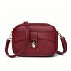 Extremely Simple Style Crossbody Small Square Bag, Solid Color, Light Luxury Women's Bag, Fashionable Mailman Bag