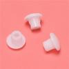 ABUL-Plastic Round Shaped Cover Screw Cap Lid White 250Pcs For 5Mm Dia Hole