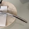 11cm Women New Simple Metal Golden Strip Long Barrettes Hair Clips Vintage Hairpins Automatic Smooth Spring Clip Hairgrip INS2