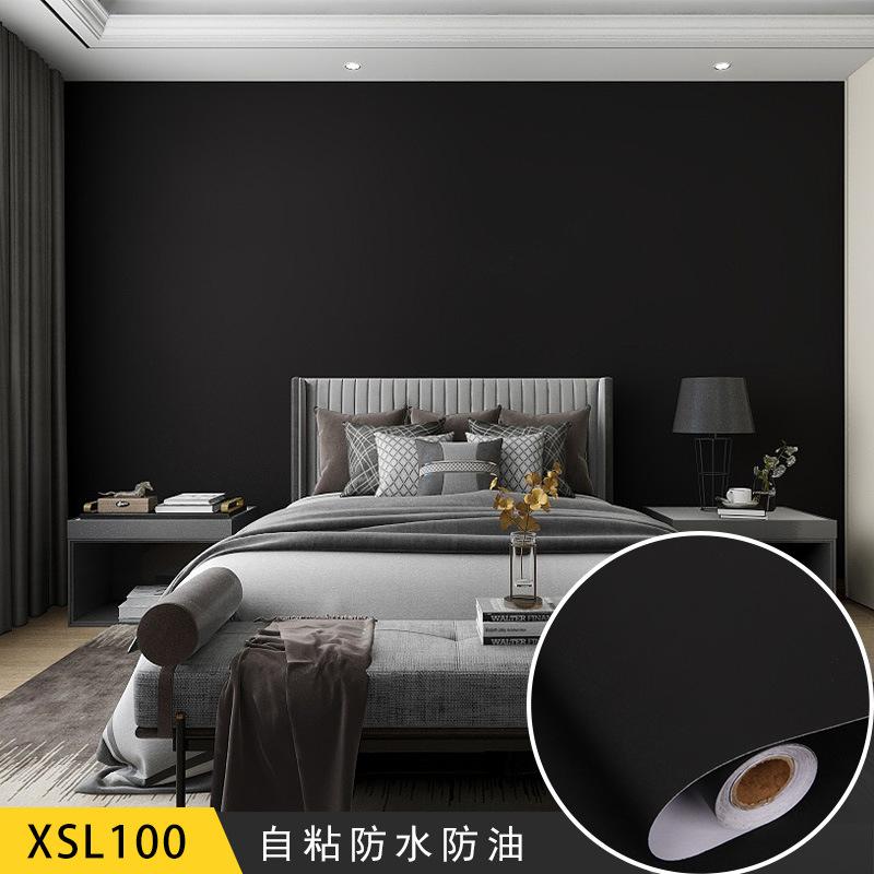 Wallpaper Self-Adhesive Furniture Renovation Stickers Solid Color Background Wall Stickers For Wall Decoration PVC Waterproof