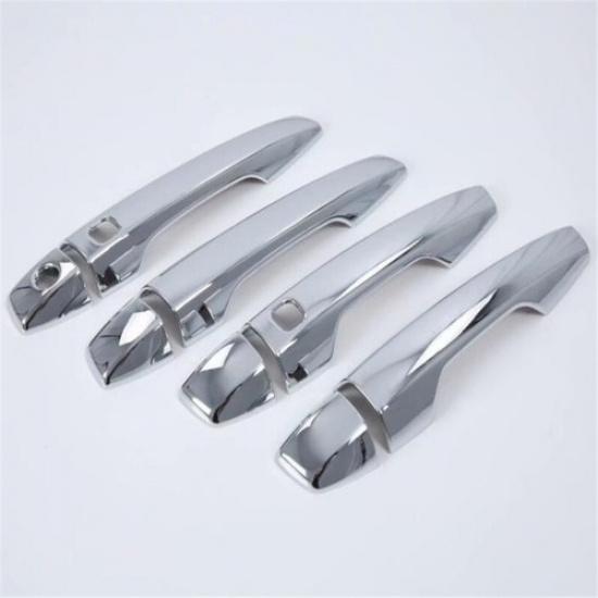 Chrome 8X Exterior Door Handle Cover Trim For Mitsubishi Eclipse Cross 2018-2022