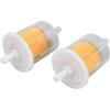 5/16" Inline Fuel Filter 12581-43012 Diesel Gasoline Fuel Filter 12581-43010 Compatible with Kubota Lawn Tractor Mower BX22D BX23D BX24D BX25 BX1870