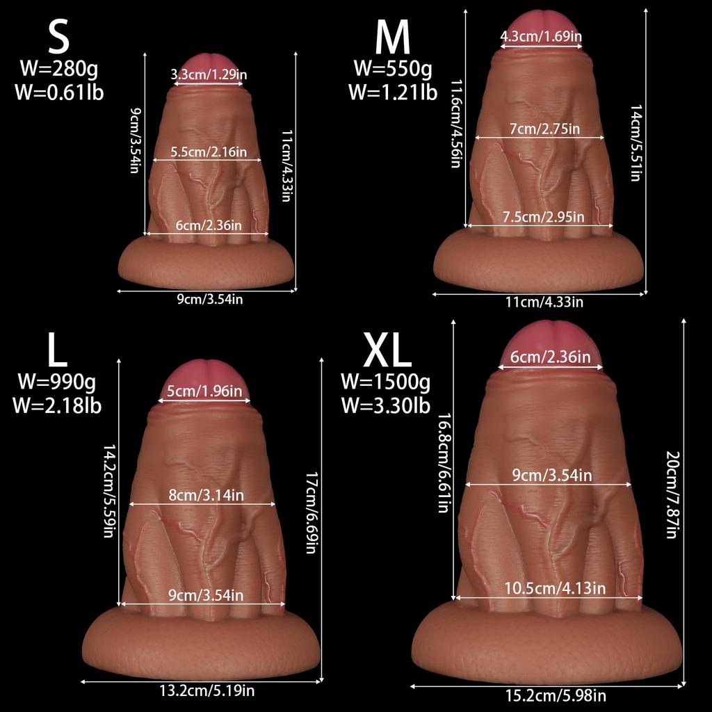 XXL Silicone Butt Plug Dildo Masturbator Sex Toy Huge Fisting BDSM Femdom Strap On Penis Big Dick Cock
