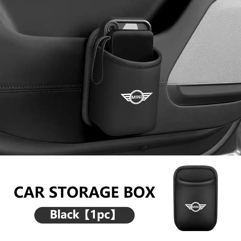 Car Interior Door Wall Mounted Storage PU Storage Hang Pocket For BMW wsx6 Cooper R50 R53 R55 R56 R60 R61 F54 F55 F56 F60Clubman 6wsx