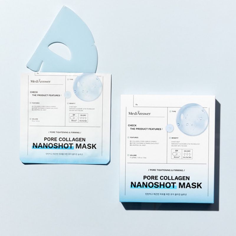 1 Box of Pore Collagen Nano Shot Mask (5 Sheets)