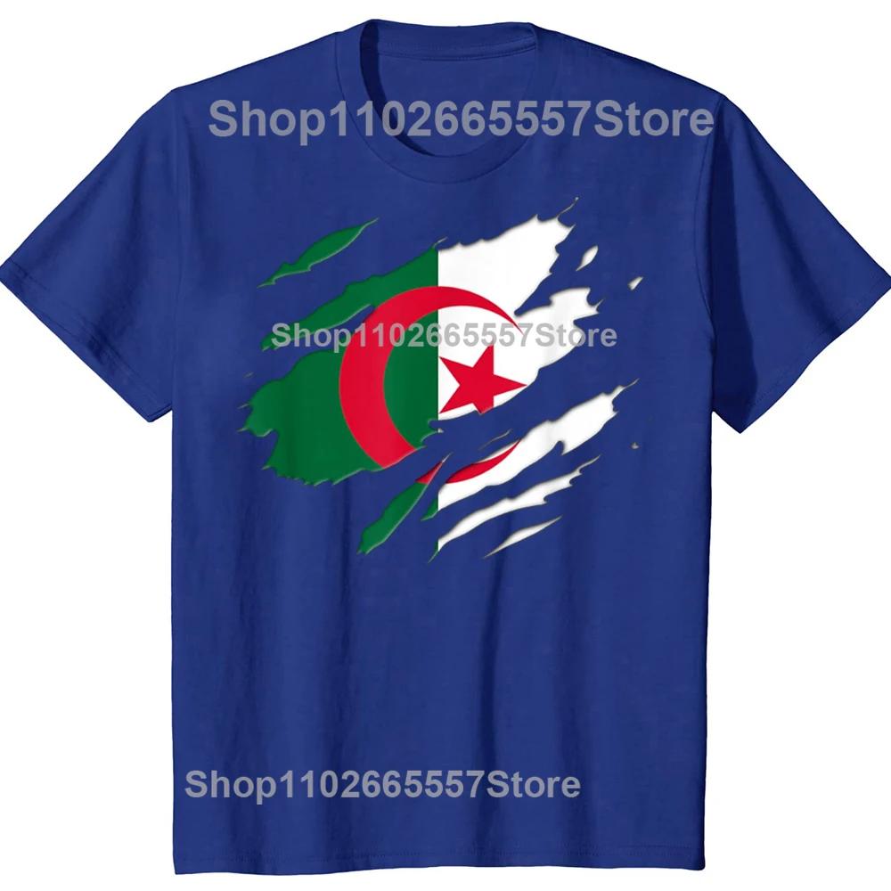 New Men Proud Algeria Algerian Flag T Shirt Oversize Printed Casual Tee shirt Casual Short Sleeve Vintage Couples T-Shirt