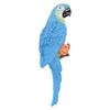 Parrot Ornament Half Face Bird Figurine Resin Sculpture for Tree Wall Living Room Balcony Garden