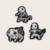 Pokemon Cartoon Fusible Patch for Clothing Thermoadhesive Patches On Clothes Embroidery Patch Sticker DIY Jackets Sewing Decor
