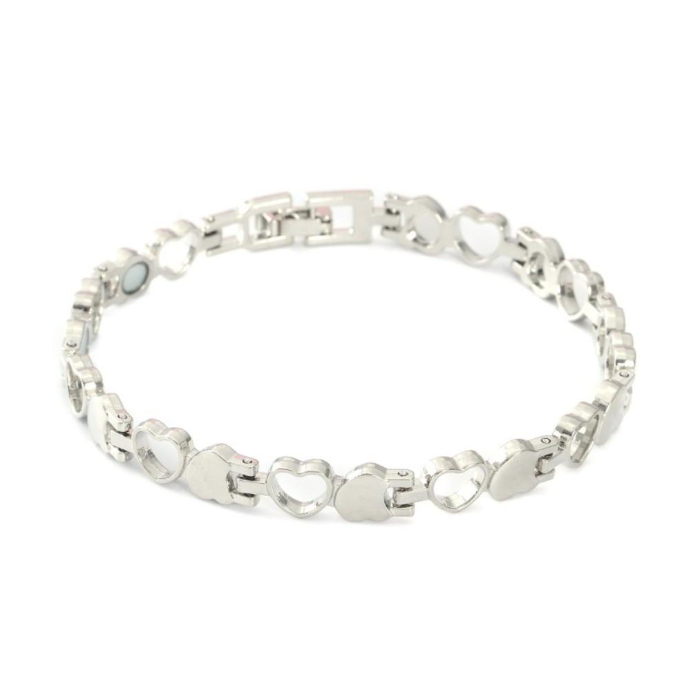 Heart Shape Health Magnetic Bracelet Anti Radiation Women Girls Bangle  Fashion Jewelry