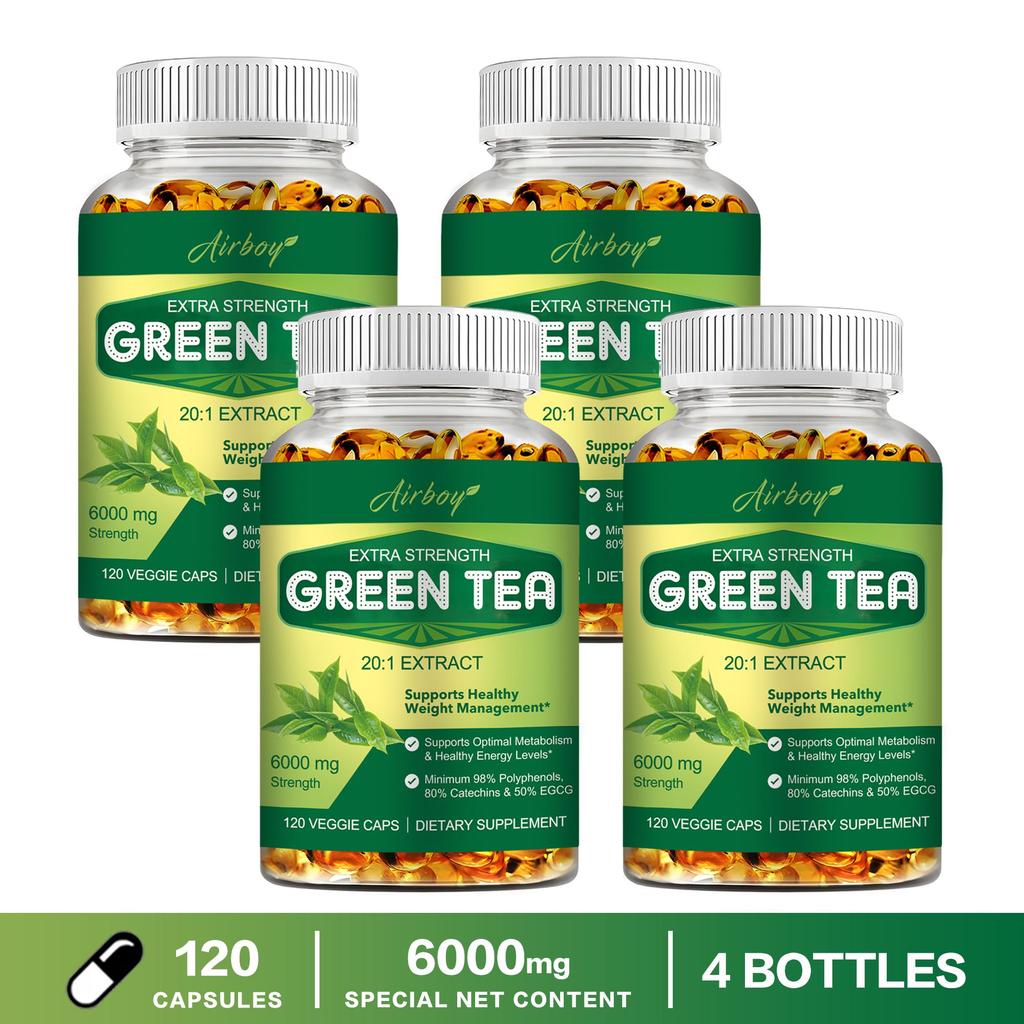 Airboy - Green Tea Extract Capsules - Energy