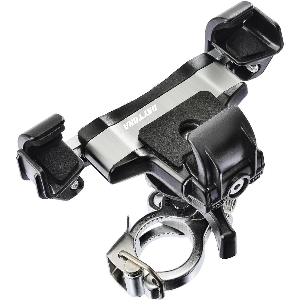 Daytona Motorcycle Smartphone Holder Aluminum Arm Compatible with Smartphone Holder 3 Quick 17234 iPhone/Android IH-1000D