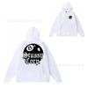 Mens Oversized Hooded Sweatshirt With Letter Print Streetwear Style Cotton Pullover Winter