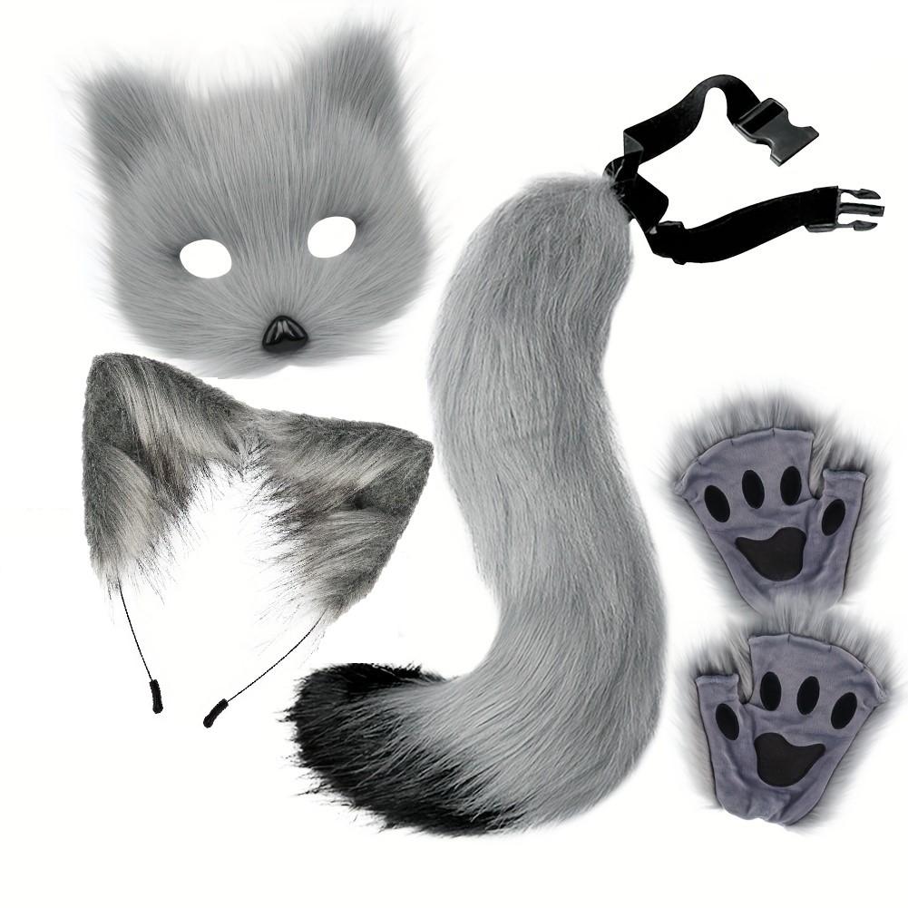 4-piece Cute Fox Role Playing Accessories Set - Great for Halloween and Christmas Masquerades, Halloween Costume