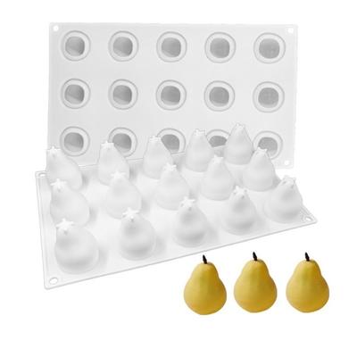Silicone Material Pear Mold Pear Shape Fondant Mold French Mousse Cake Mold  Cake Making