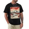 Whitehorse Canada Vintage Poster Tourism Tshirt Heavy Duty Casual Work Tee
