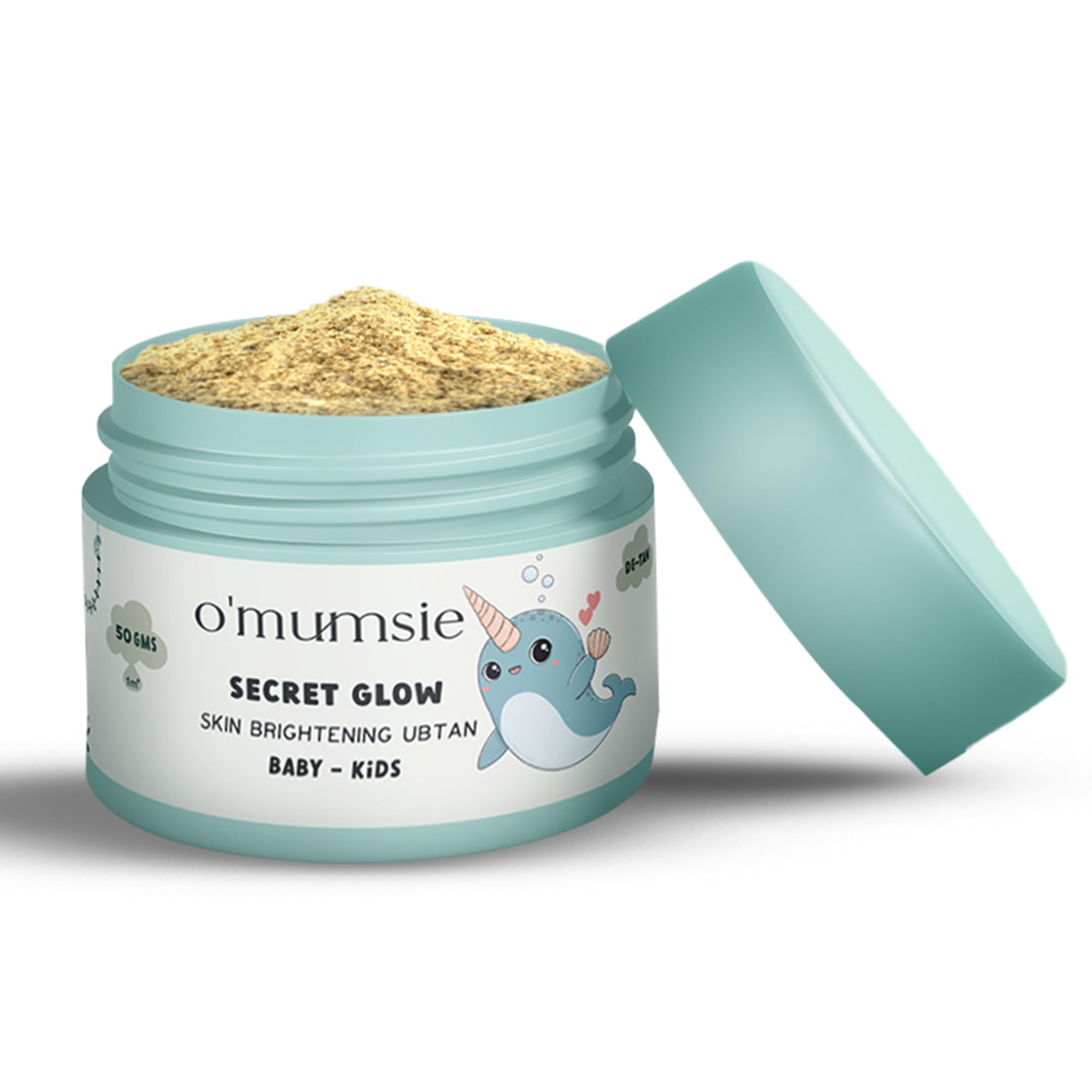 

o mumsie Natural Ubtan Powder For Kids | Effective Tan Removal & Helps in Skin Glow | Enriched with Chickpea & Turmeric | 100% Natural & Organic