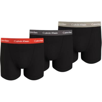 Comfortable Letter Minimalist Trunks 3 Pack Men Underwear Black 0000U2662G-MWR
