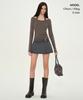 MUSINSA STANDARD WOMAN Women'S Wool Tencel Halter Layered Long Sleeve T-Shirt [Brown]