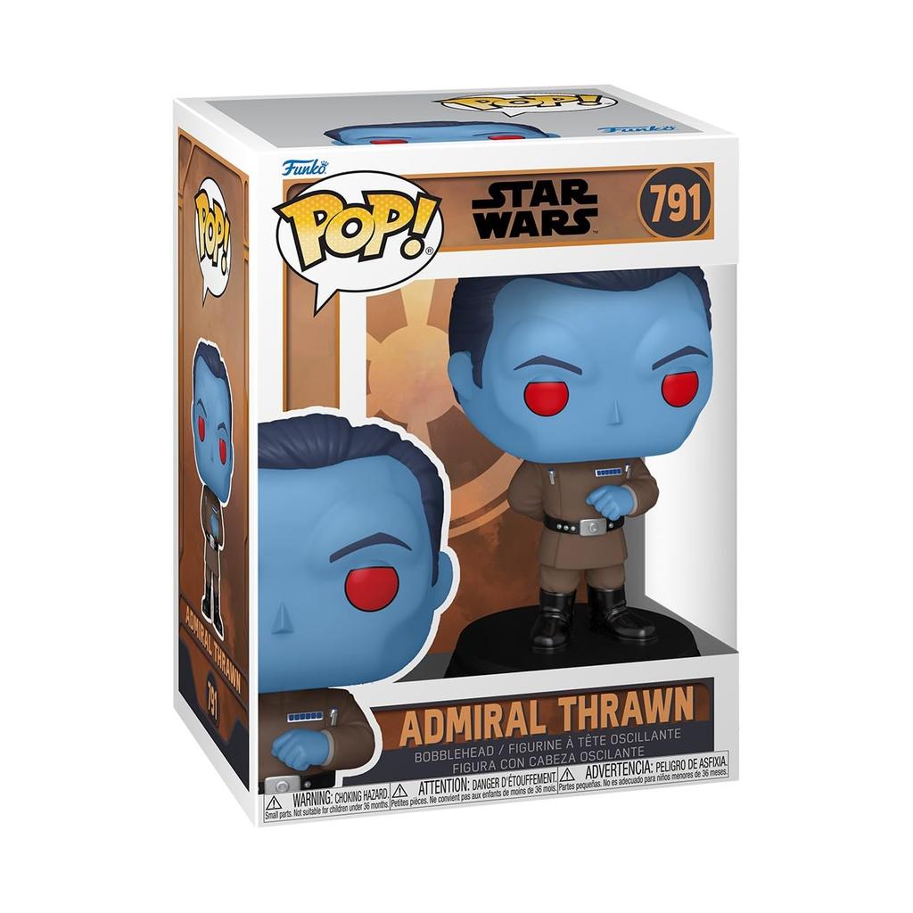 Funko Pop Star Wars - Grand Admiral Thrawn 2017 Star Wars Galactic Convention Exclusive Vinyl Figure (Bundled with Pop BOX PROTECTOR CASE)