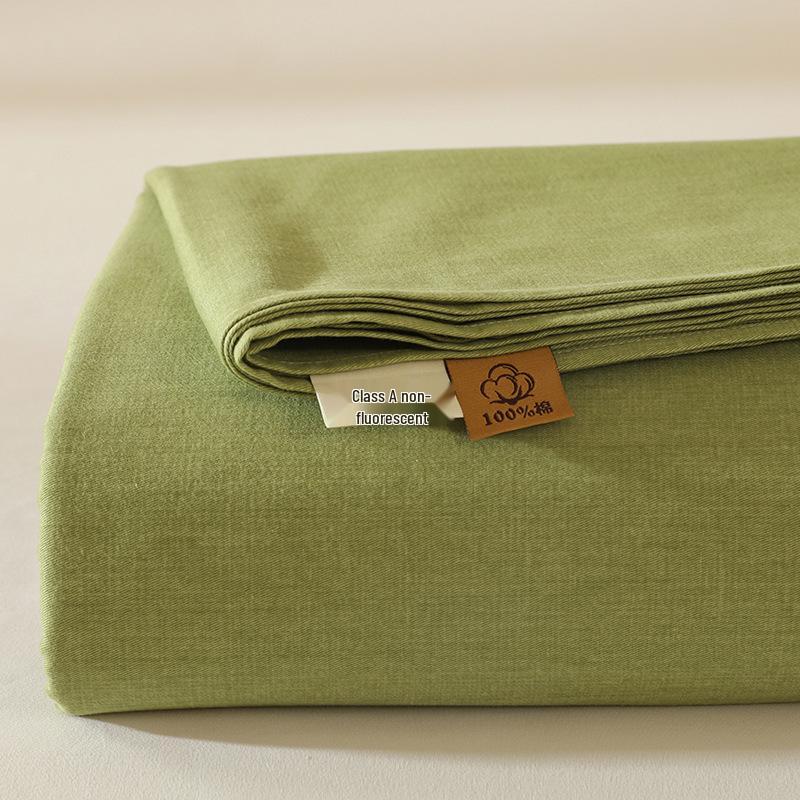Class A 100% Xinjiang Cotton Brushed Pure Cotton Bed Sheet for Double XL Beds, All-Season, Household.