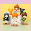 Charming Pvc Cardcaptor Sakura Collectible Cake Decoration Figures With Six Designs