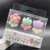 Creative Tulip Flowers Birthday Ins Colorful Spring Flowers Egg Small Flower Cake Decoration Gift Party Candle