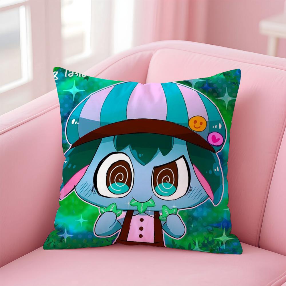 Cartoon P-PepoyoS Cushion Cover Comfortable Reversible Pillow Cover Ideal for Car Sofa Bedroom & Beyond