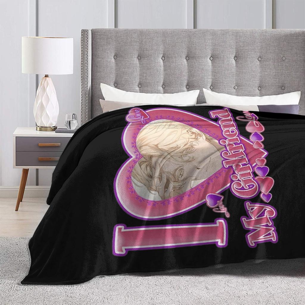 Alien Stage Luka I love my girlfriend Blanket Fleece Winter Breathable Warm Throw Blankets for Bedding Travel Rug Piece