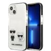 Etui Do iPhone 13 Mini Karl Lagerfeld Karl&Choupette Białe