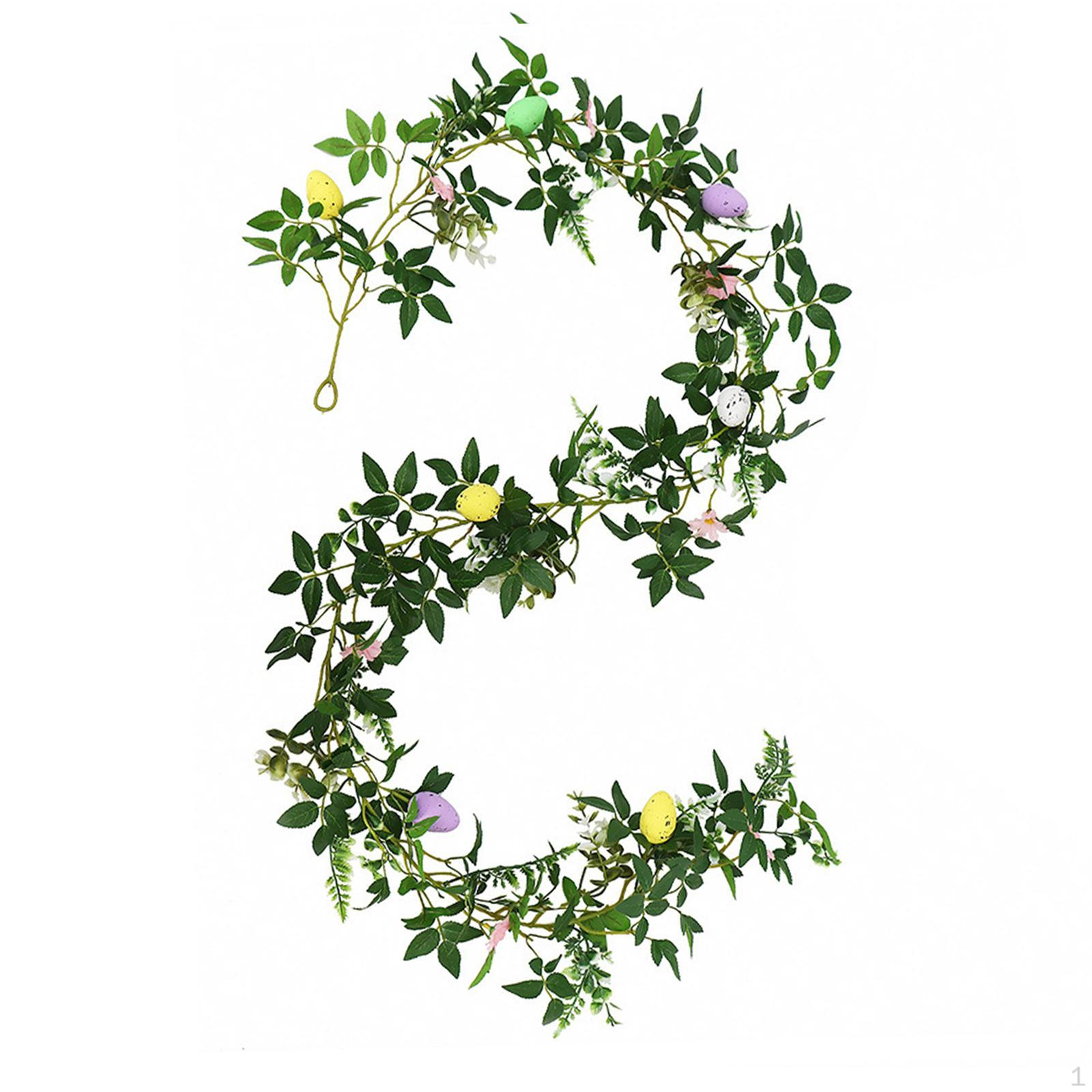 

Artificial Easter Egg Garland Day Supplies Decor Flexible for B