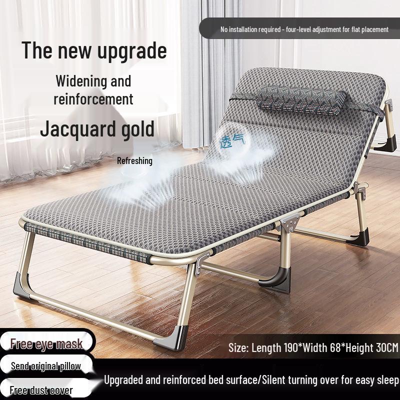 Reinforced Multifunctional Folding Recliner Bed for Home and Office