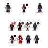 G0120 Superhero Building Blocks Spider-man Great Responsibility Suit In Red Cape