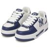 MLB Scarpe da Skateboard New York Yankees Antiscivolo Aumenta Altezza Basse Unisex Blu 3ASXM075N-50NYS