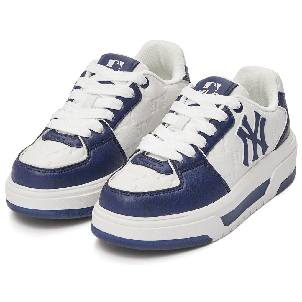 MLB Scarpe da Skateboard New York Yankees Antiscivolo Aumenta Altezza Basse Unisex Blu 3ASXM075N-50NYS
