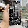 Fashion INS Stars Phone Case For S25 Ultra Samsung S26 S24 Fe S22 S20 S23 21 Plus A54 A34 A53 A16 Glass Cover