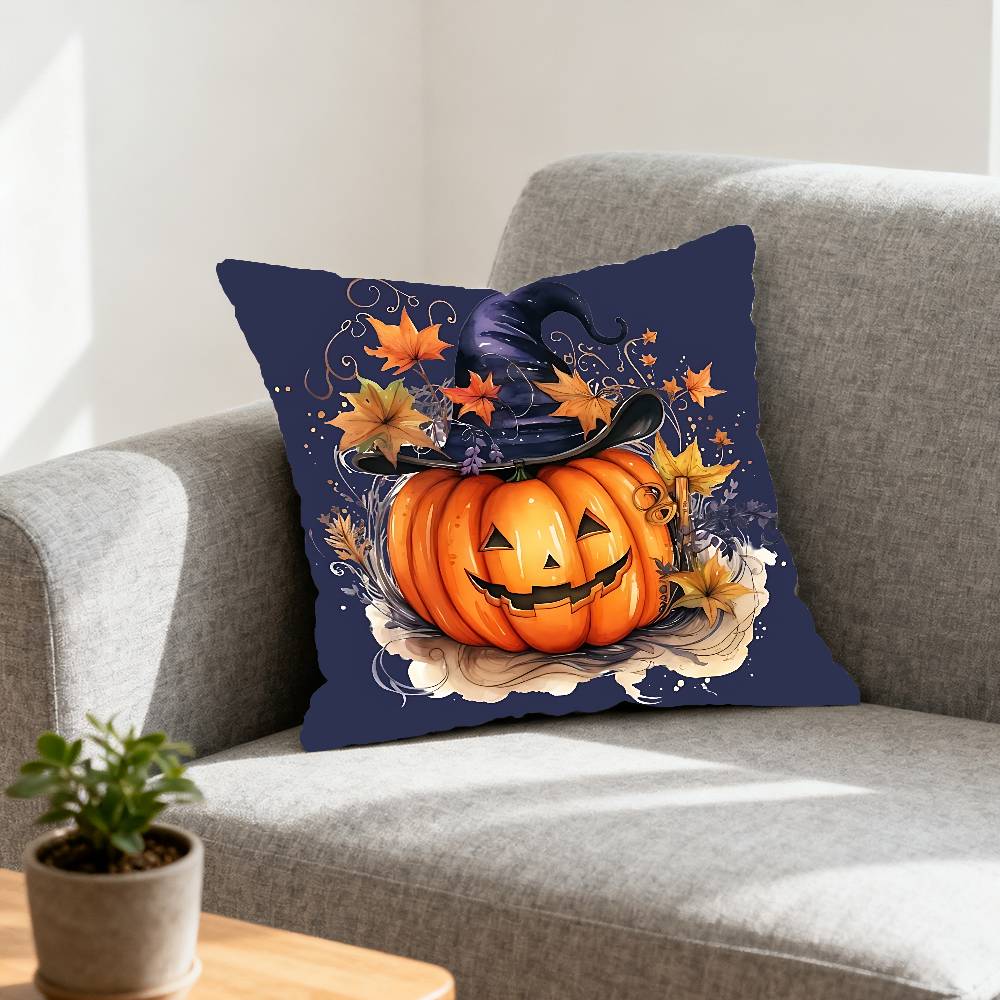 D-Dekorativer Kürbis Kissenbezug Kissenbezug Polyester Kissenbezug Dekoratives Sofakissen Kissenbezug Heimdeko