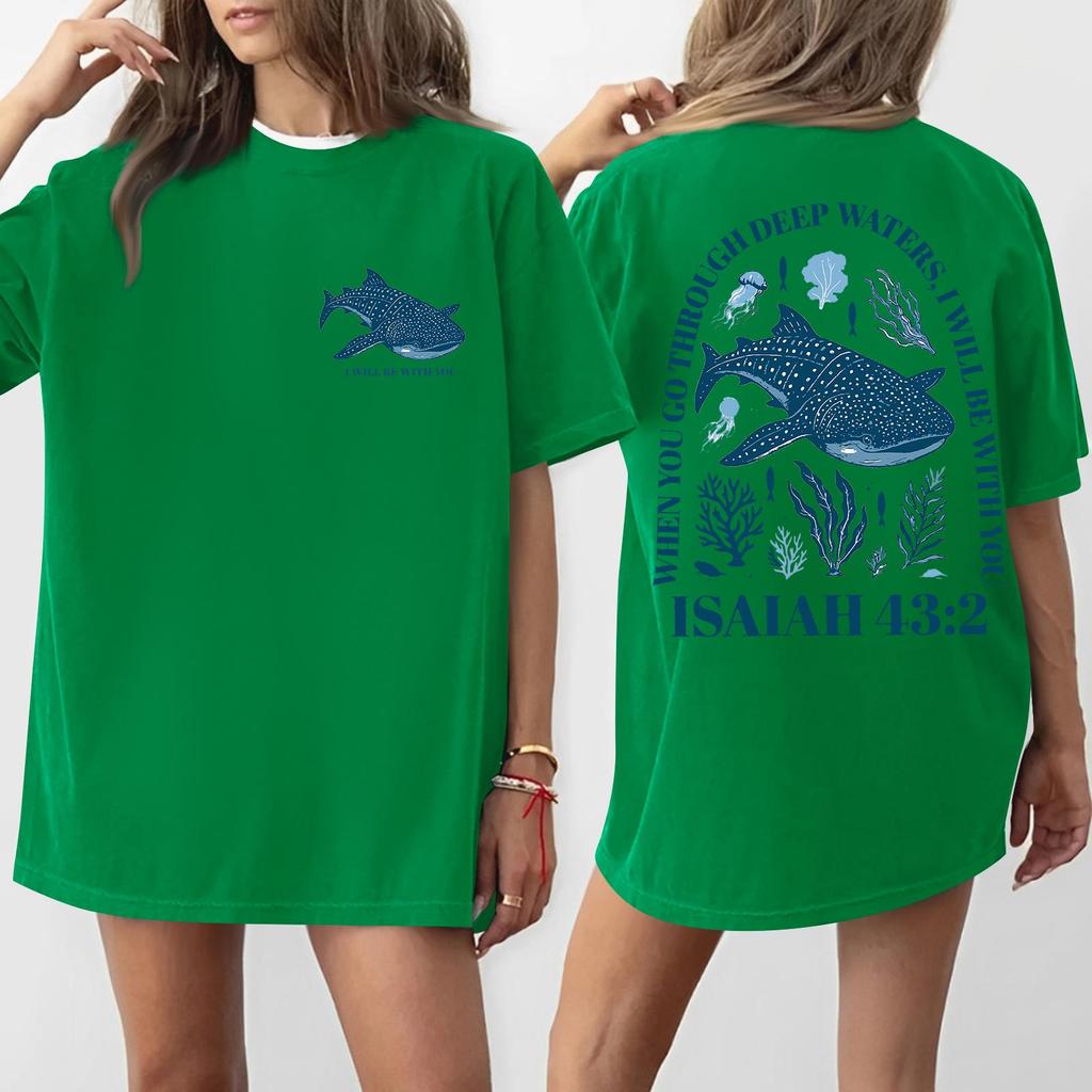 Women's Round Neck Printed Short-sleeved T-shirt Top