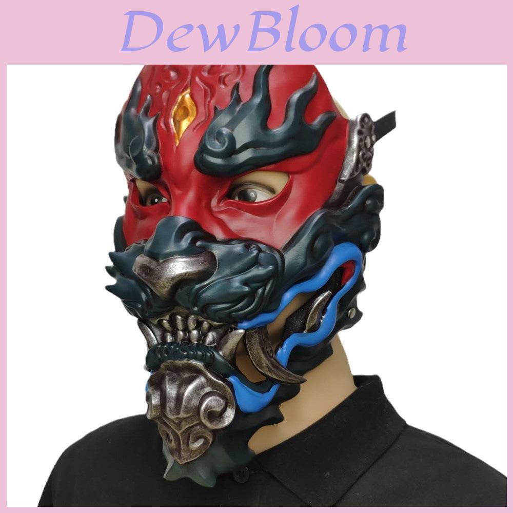 Halloween Hannya Maske Harz Horror Kostüm Requisite für Erwachsene und Kinder