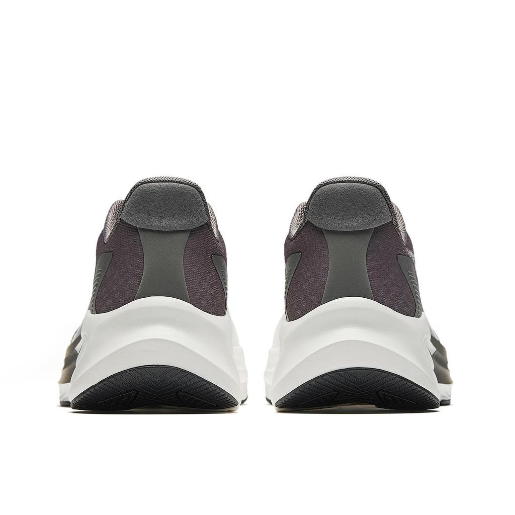 ANTA Men Professional Cushioning Breathable Running Shoes White Grey Purple 912625516-5