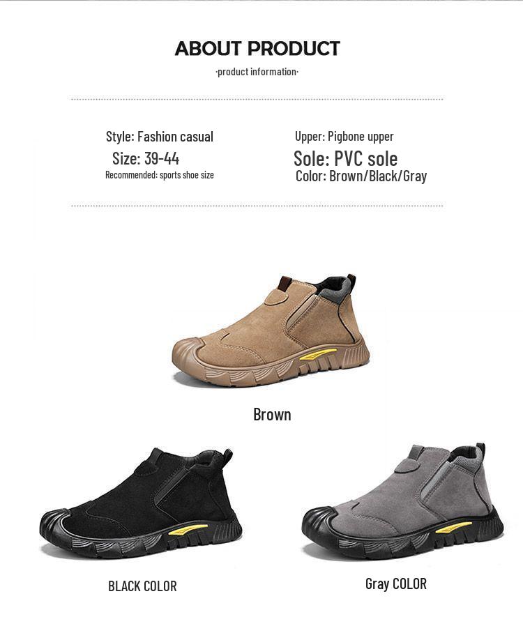 Northeast Men's Winter Fur-Lined Snow Boots: Non-Slip, Thick Cotton, Stylish Sports Footwear