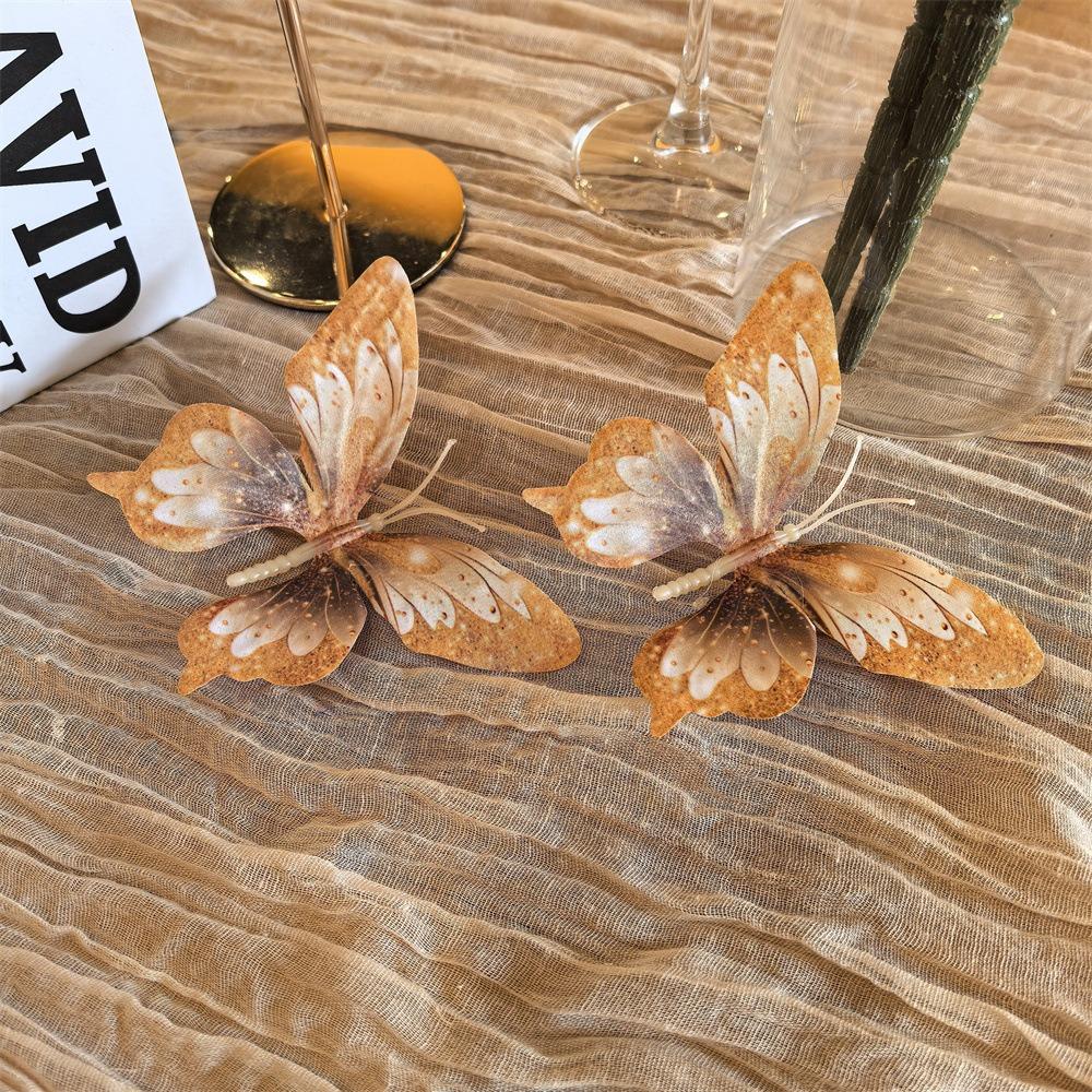Sandals Decorations Flower Shoe Accessories Vacation Style DIY Shoe Buckle Butterfly Orchid Shoes Charms Shoe Accessories