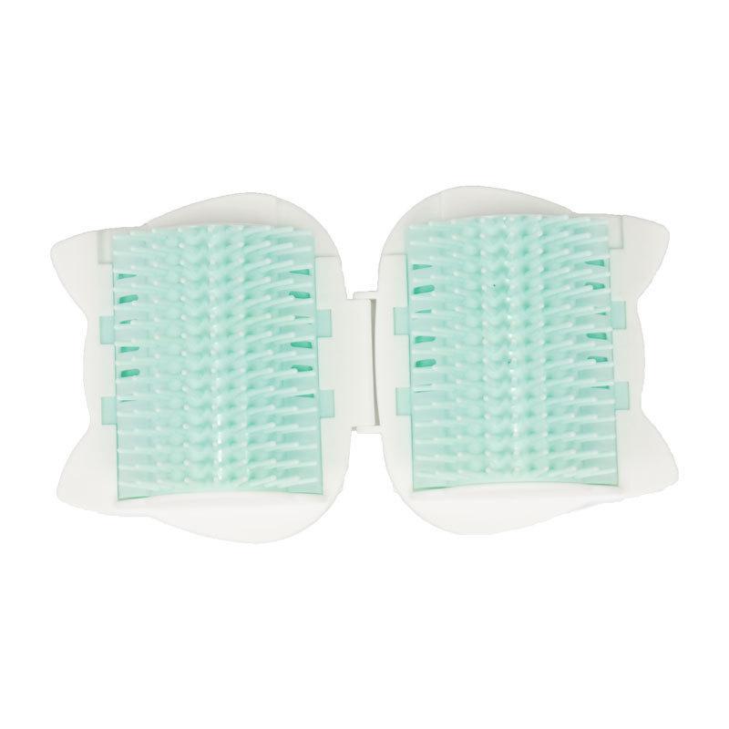 In Stock: New Cat Grooming Brush & Itch Massager - Mint Bristle Pet Brush & Scratching Tool